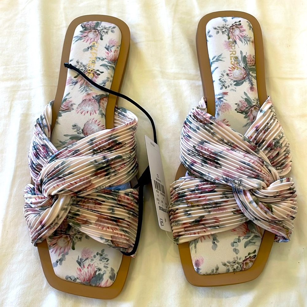 Floral Slide Sandals